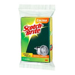 Fibra Verde con Esponja Scotch Brite