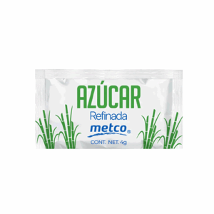 Azucar Refinada Metco 100 Sobres 4g C/u