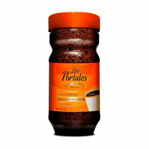 Café soluble Los Portales de Córdoba mezclado con azúcar de 170 g