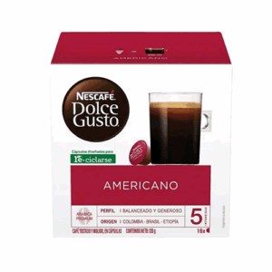 Cápsulas de café Nescafé Dolce Gusto Americano 16 piezas