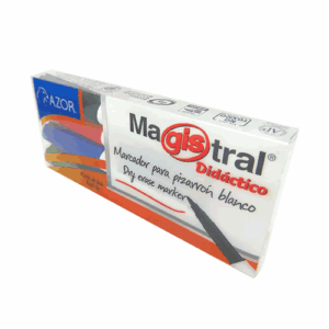 Marcador Para Pizarron Delg Surtidos Con 4 Magistral