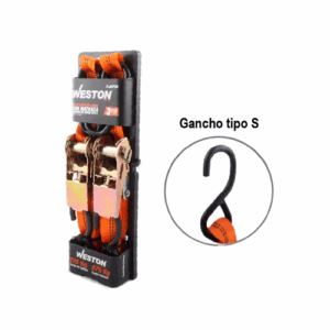 Sujetador Trinquete S 1" x 3 m  ( PAR ) Weston