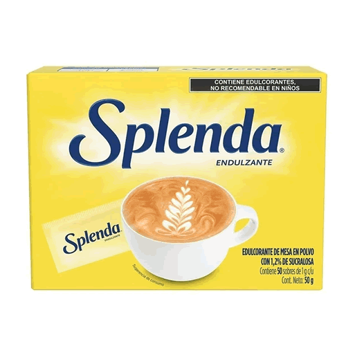 Endulzante Splenda 50 sobres de 1 g c/u